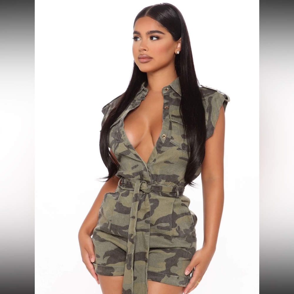 Camo Romper